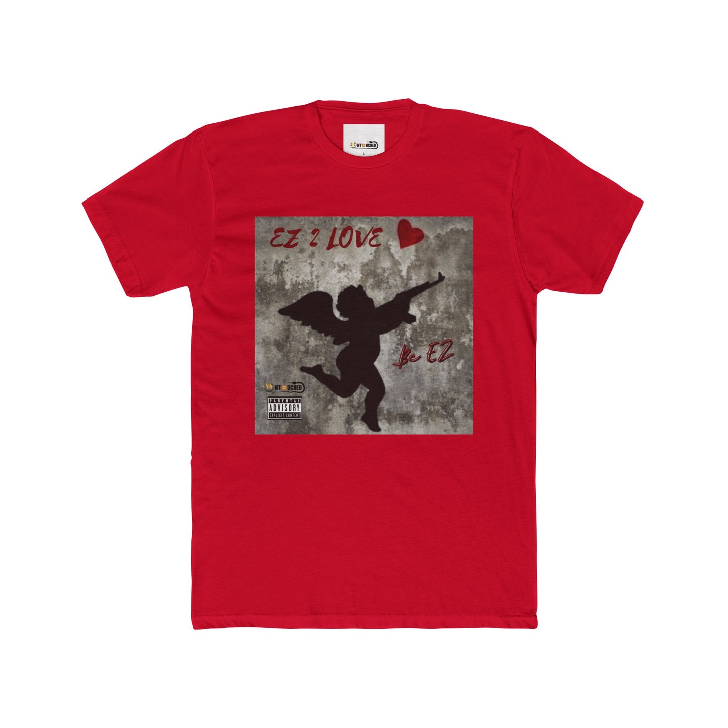 Cover Art Collection Unisex Cotton Crew Tee - ' EZ 2 Love' Graphic T-Shirt