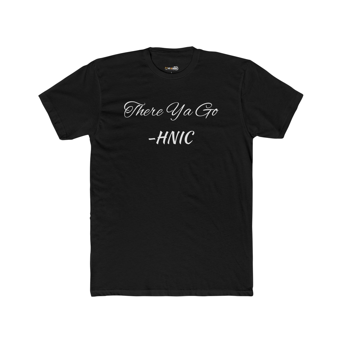 Unisex HNIC Cotton Crew Tee - Fun Emoji Design for Everyday Wear