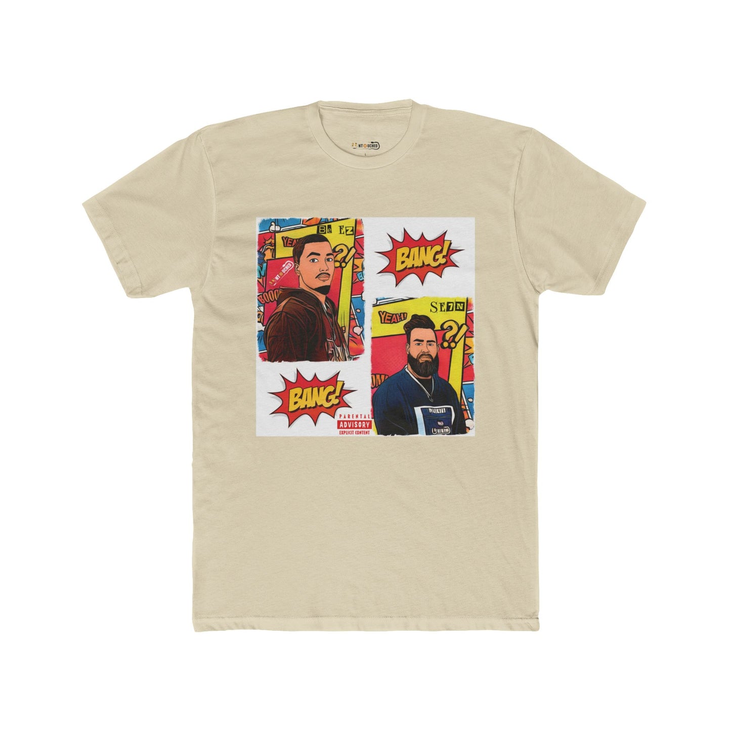 Cover Art Collection Unisex Cotton Crew Tee - 'BANG BANG' Graphic T-Shirt