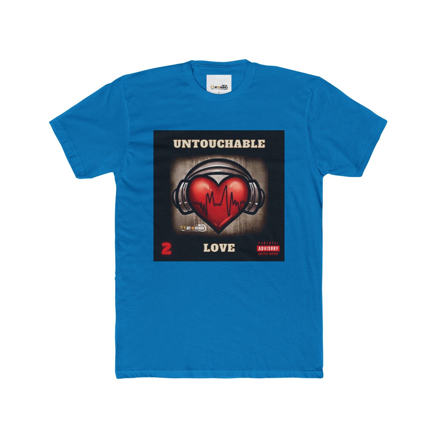 Cover Art Collection Unisex Cotton Crew Tee - 'Untouchable Love Part 2' Graphic T-Shirt