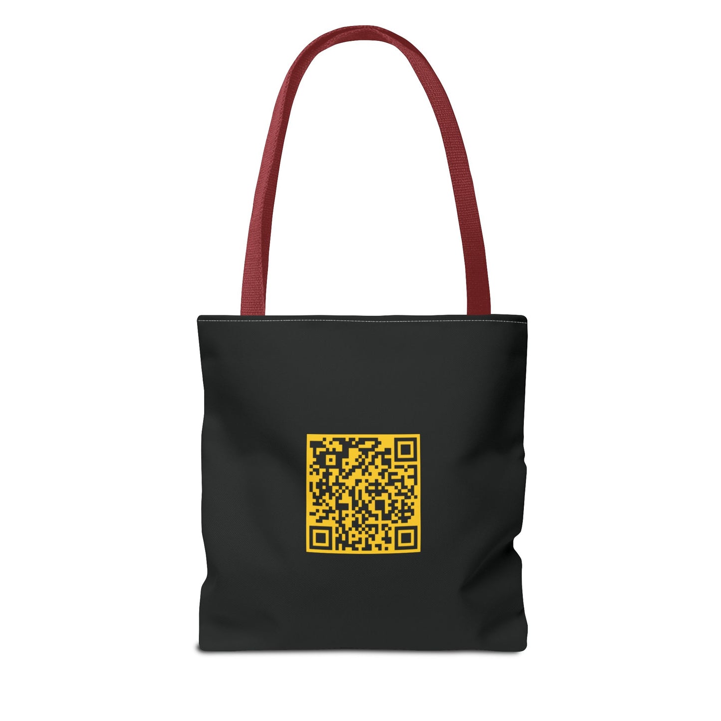 Untouched Music-Themed Tote Bag with QR Code