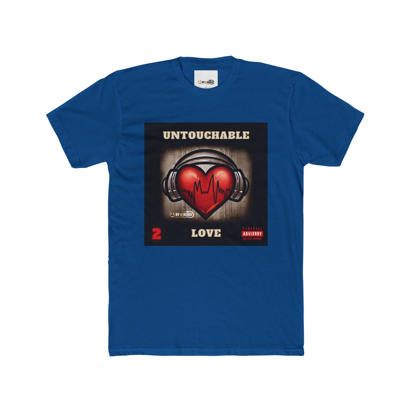 Cover Art Collection Unisex Cotton Crew Tee - 'Untouchable Love Part 2' Graphic T-Shirt