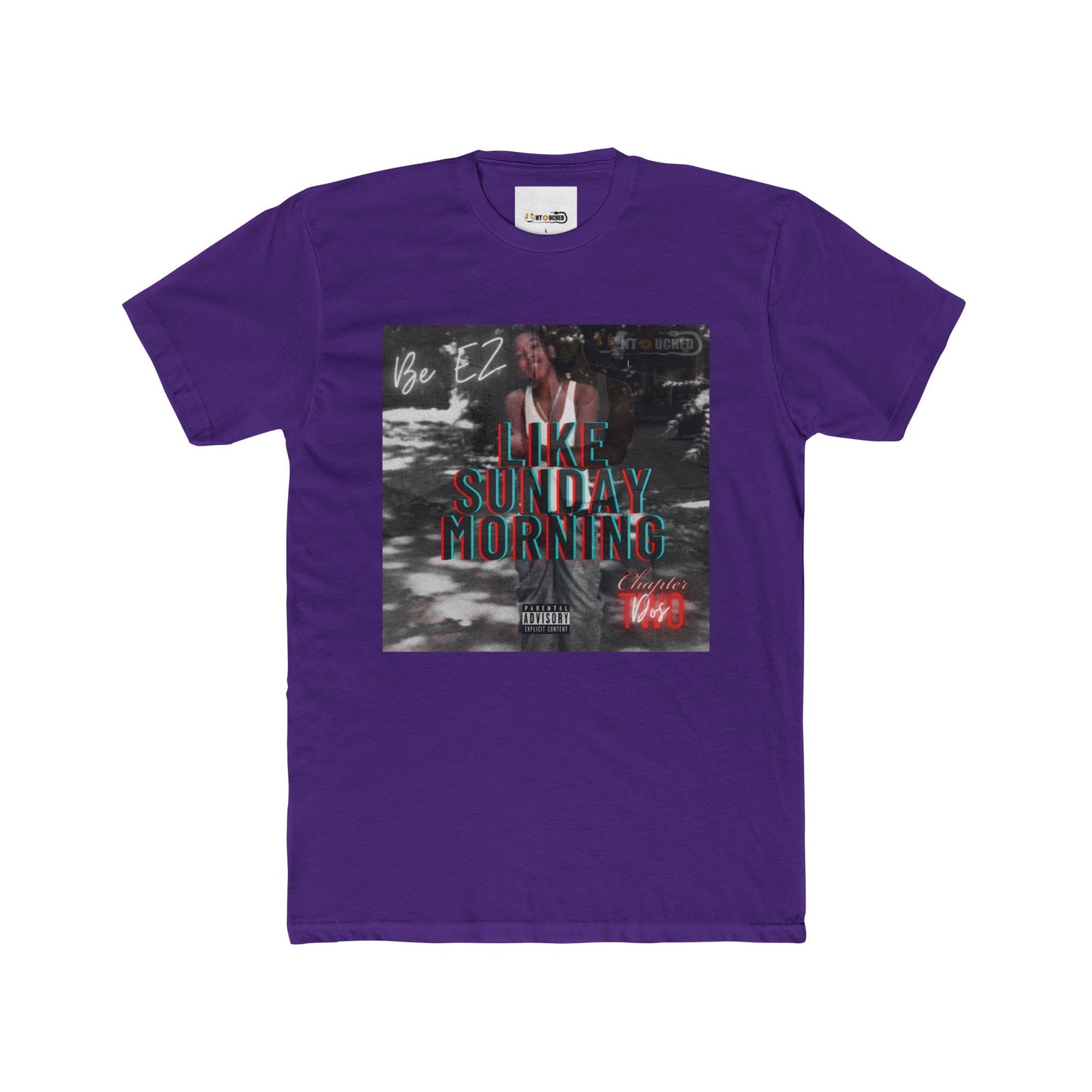 Cover Art Collection Unisex Cotton Crew Tee - 'Like Sunday Morning Part 2' Graphic T-Shirt