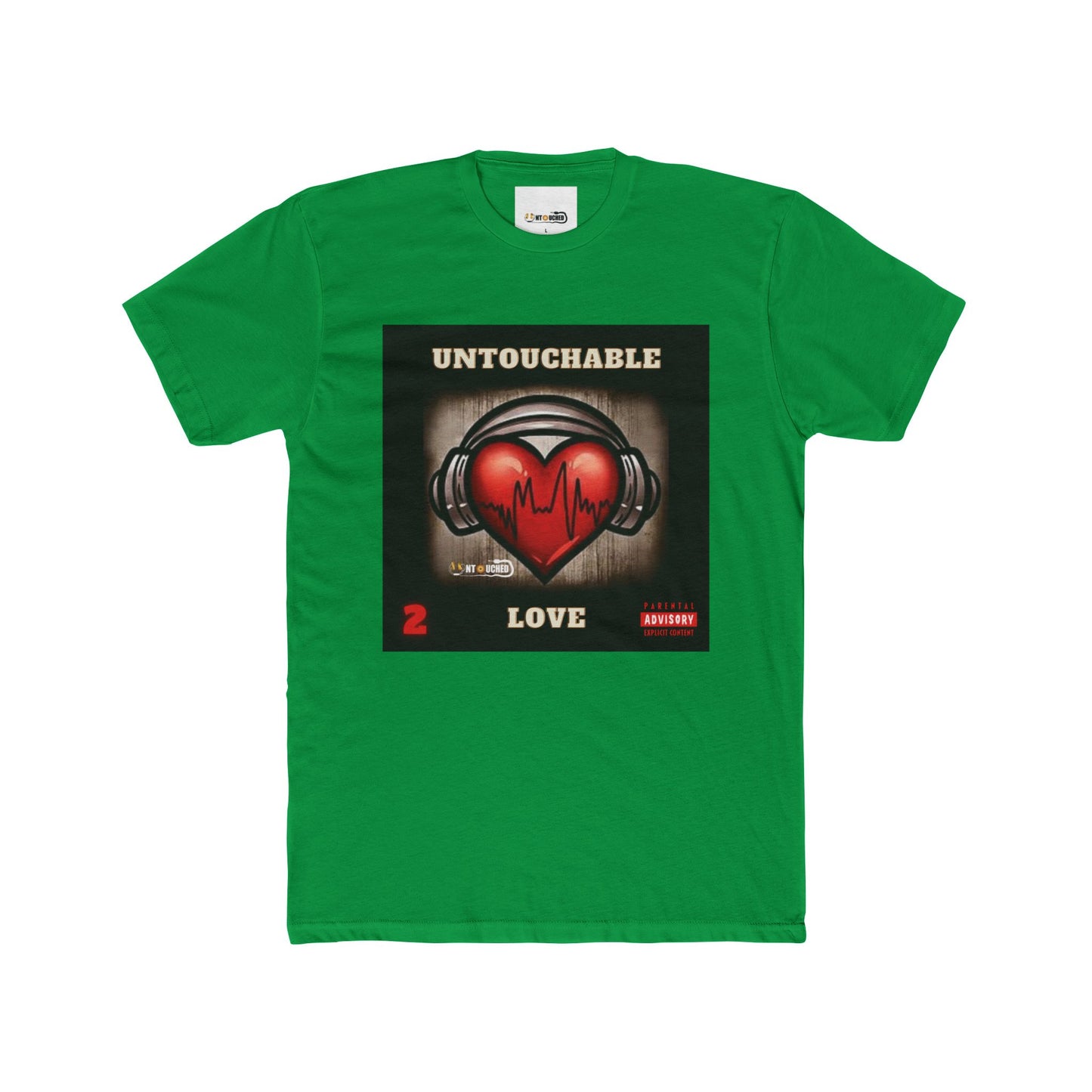 Cover Art Collection Unisex Cotton Crew Tee - 'Untouchable Love Part 2' Graphic T-Shirt