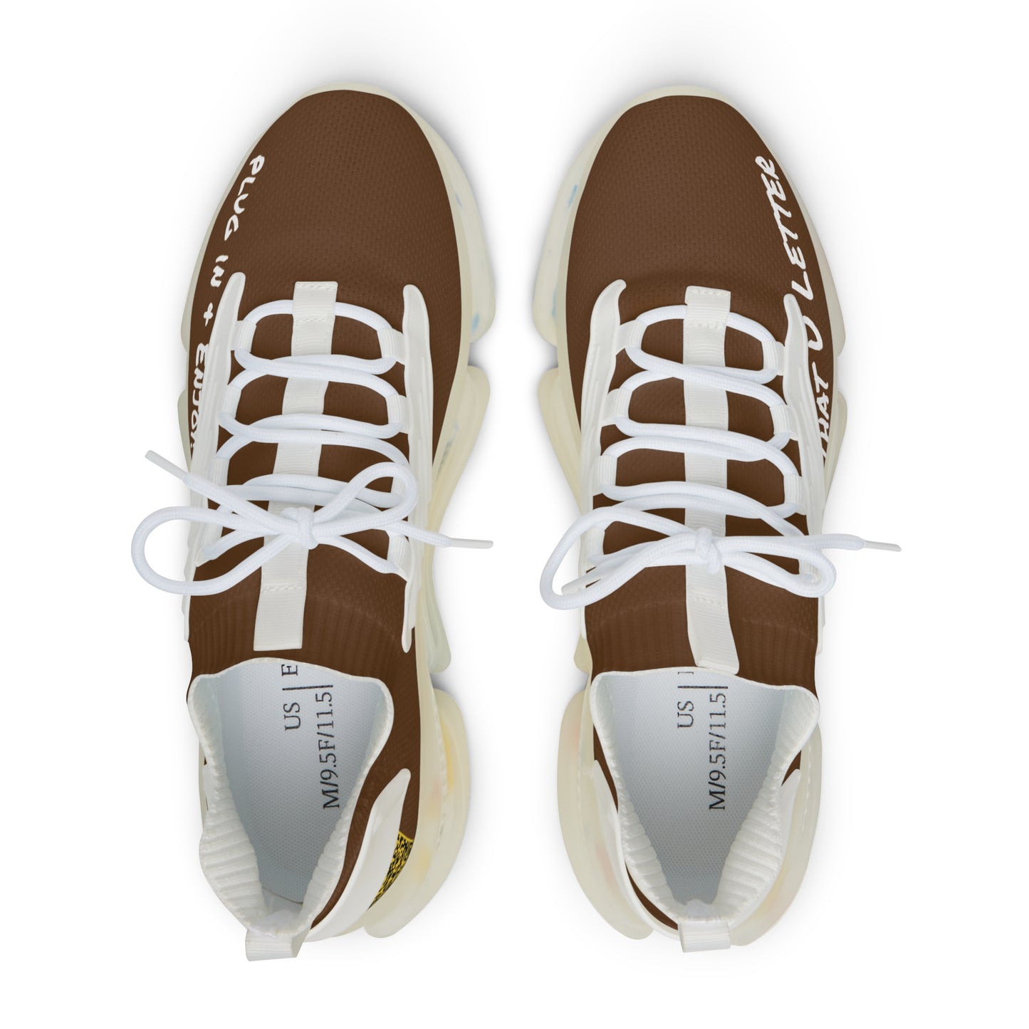 Brownie UNTOUCHED Men's Mesh Sneakers 'That U Letter'