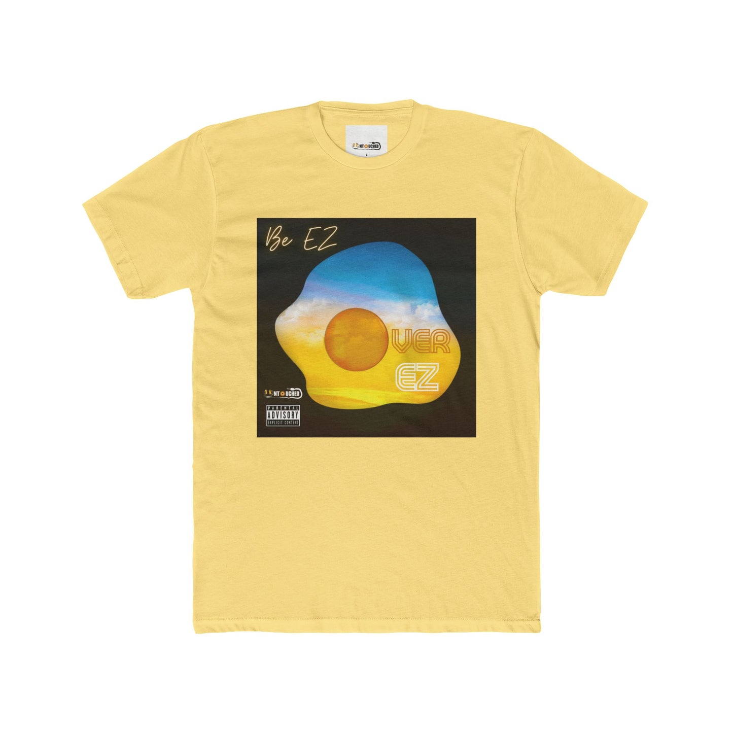 Cover Art Collection Unisex Cotton Crew Tee - 'Over EZ' Graphic T-Shirt