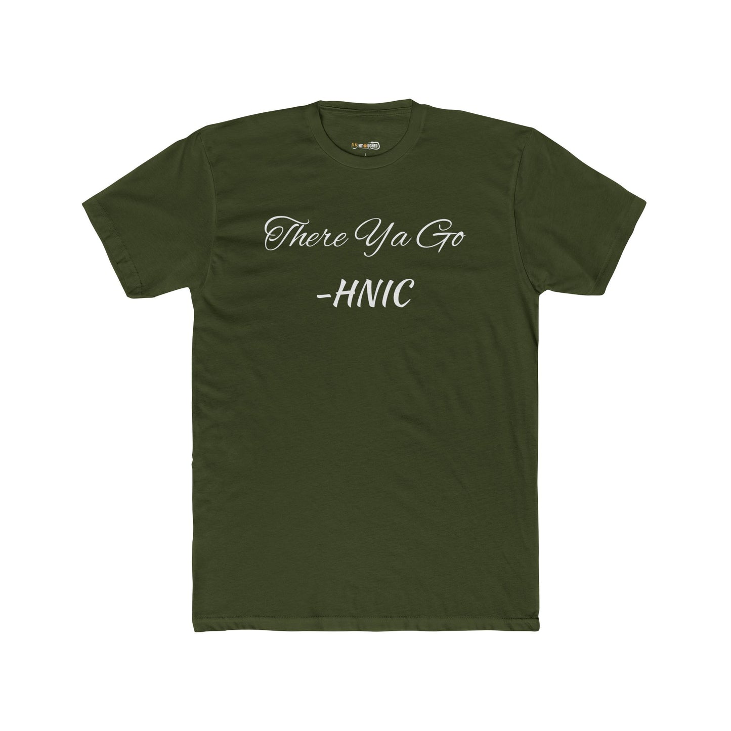 Unisex HNIC Cotton Crew Tee - Fun Emoji Design for Everyday Wear