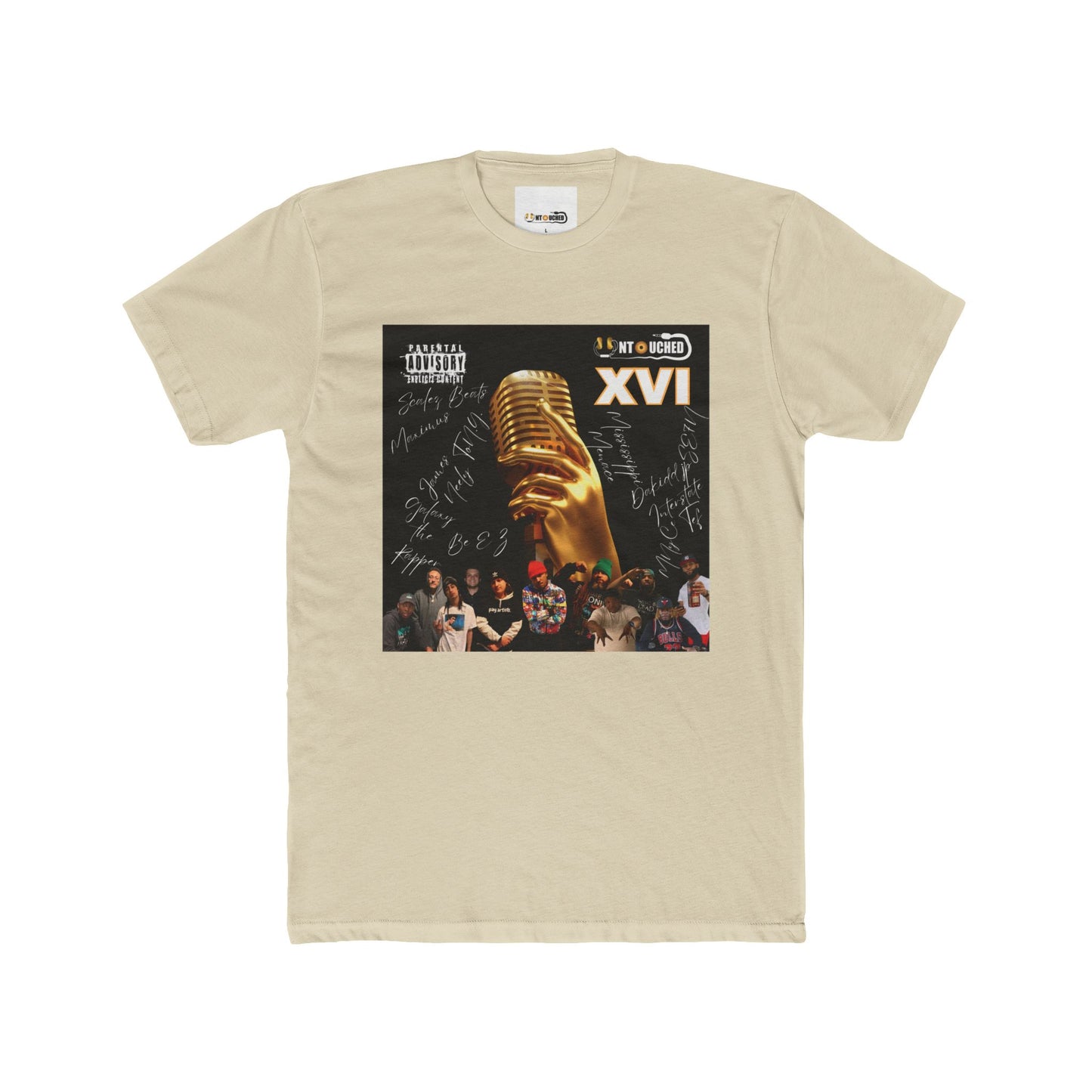 Cover Art Collection Unisex Cotton Crew Tee - 'XVI' Graphic T-Shirt