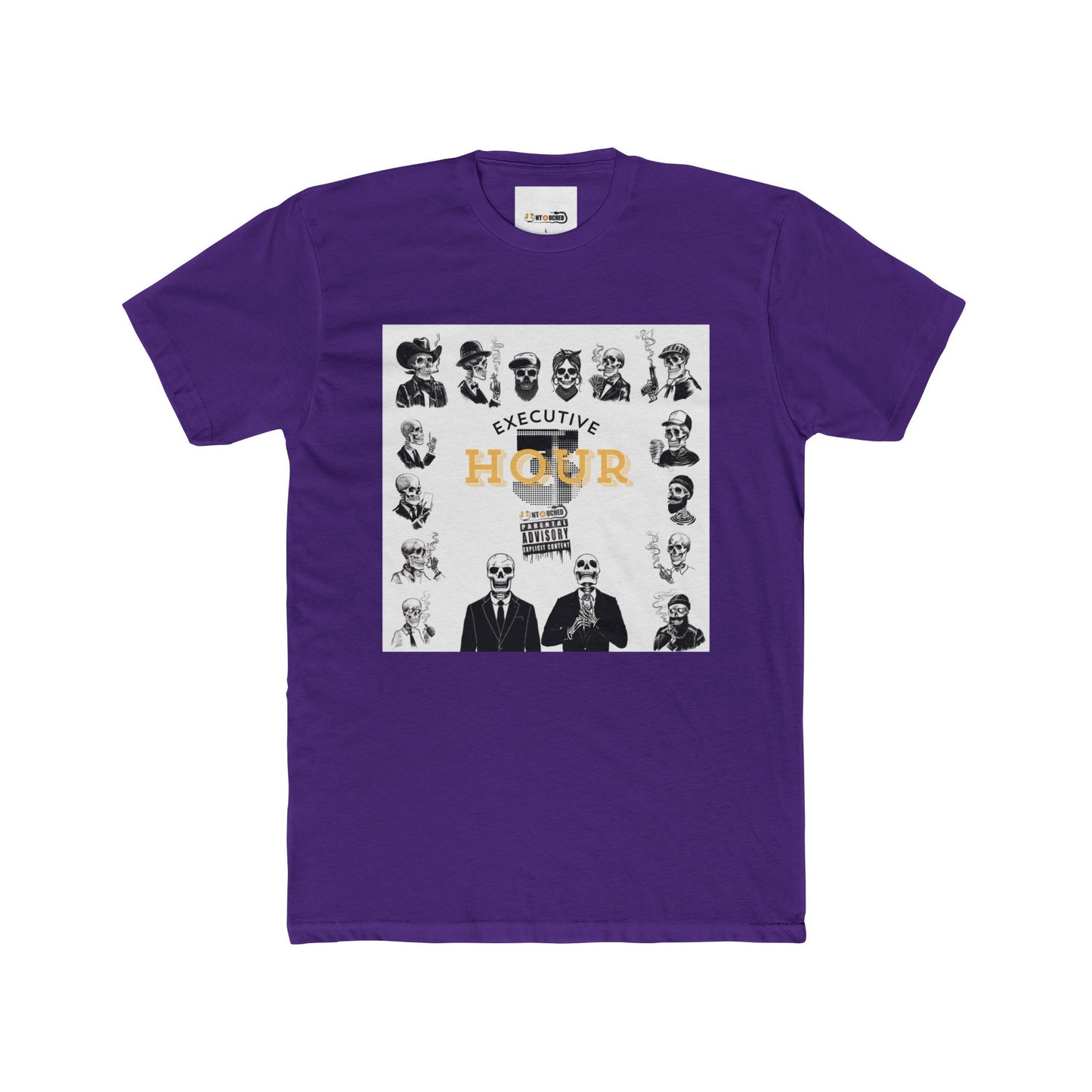 Cover Art Collection Unisex Cotton Crew Tee - 'Executive Hour 3' Graphic T-Shirt