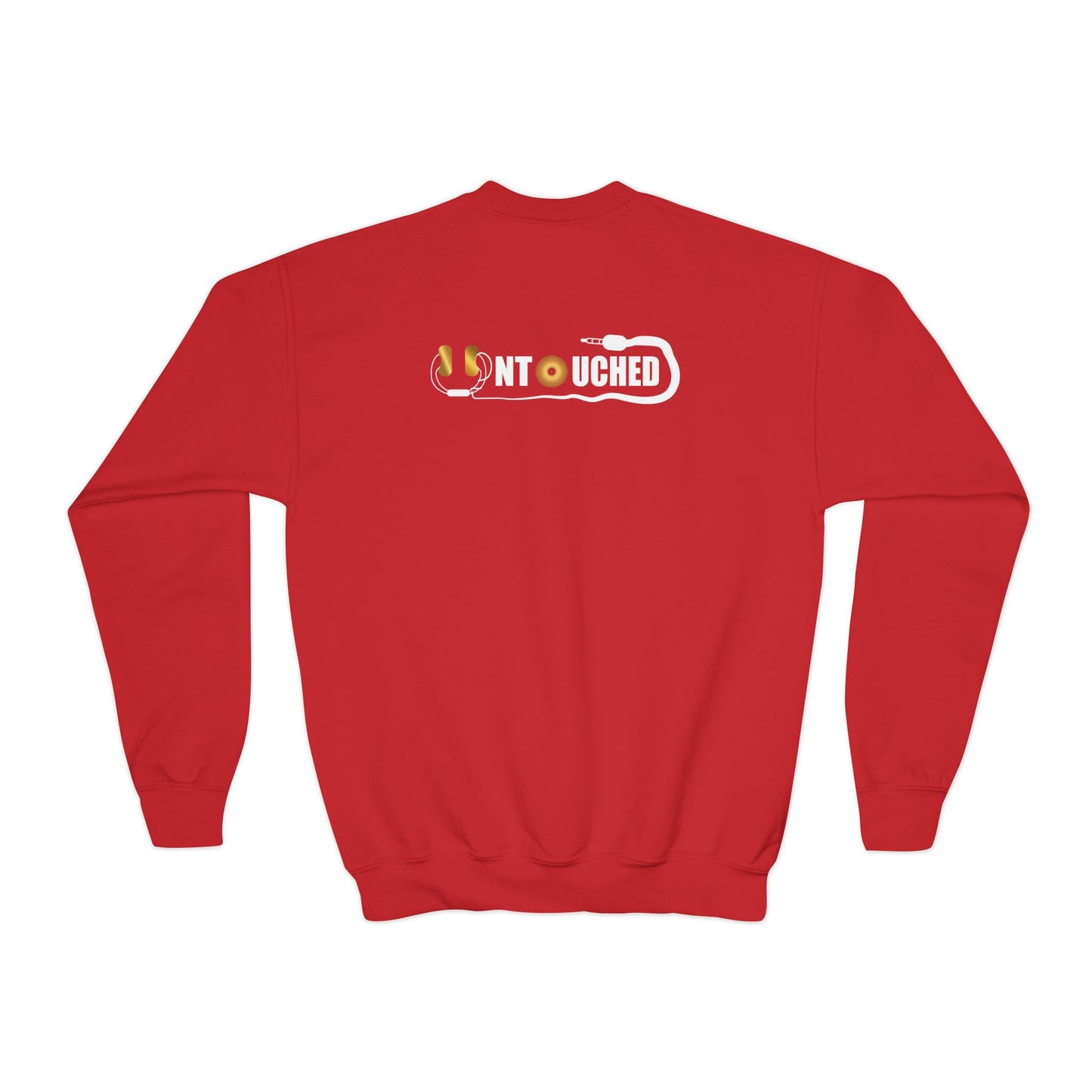 Youth Crewneck Sweatshirt - The Why Kidz Star and Untouched Design