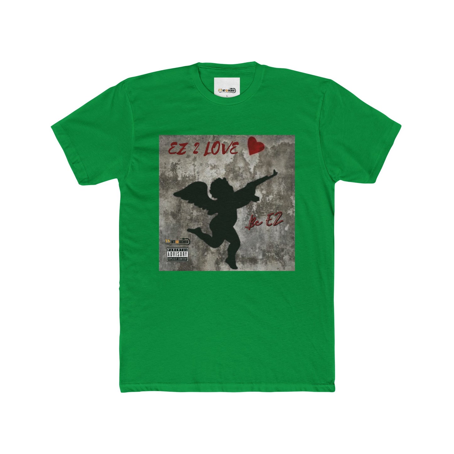 Cover Art Collection Unisex Cotton Crew Tee - ' EZ 2 Love' Graphic T-Shirt