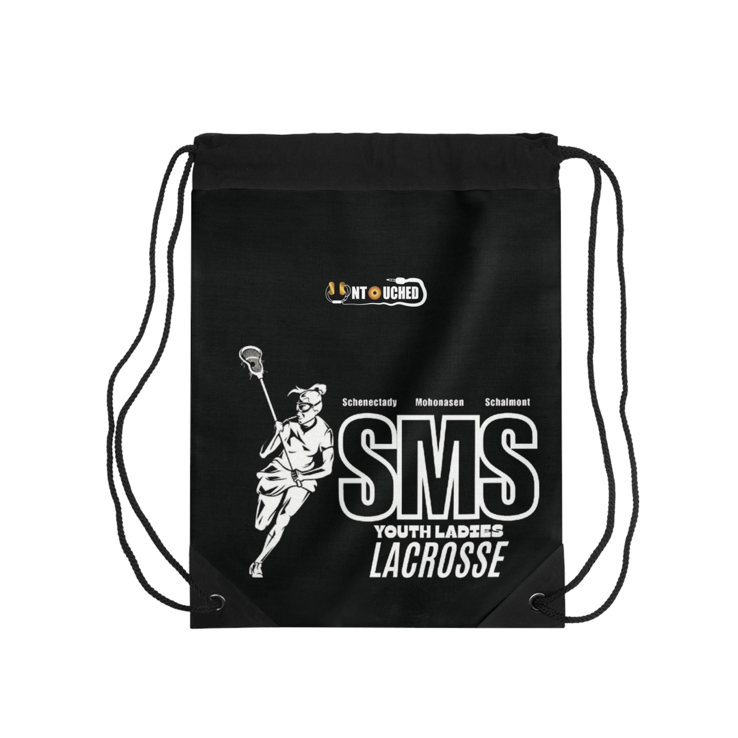 SMS Lacrosse Drawstring Bag - Black