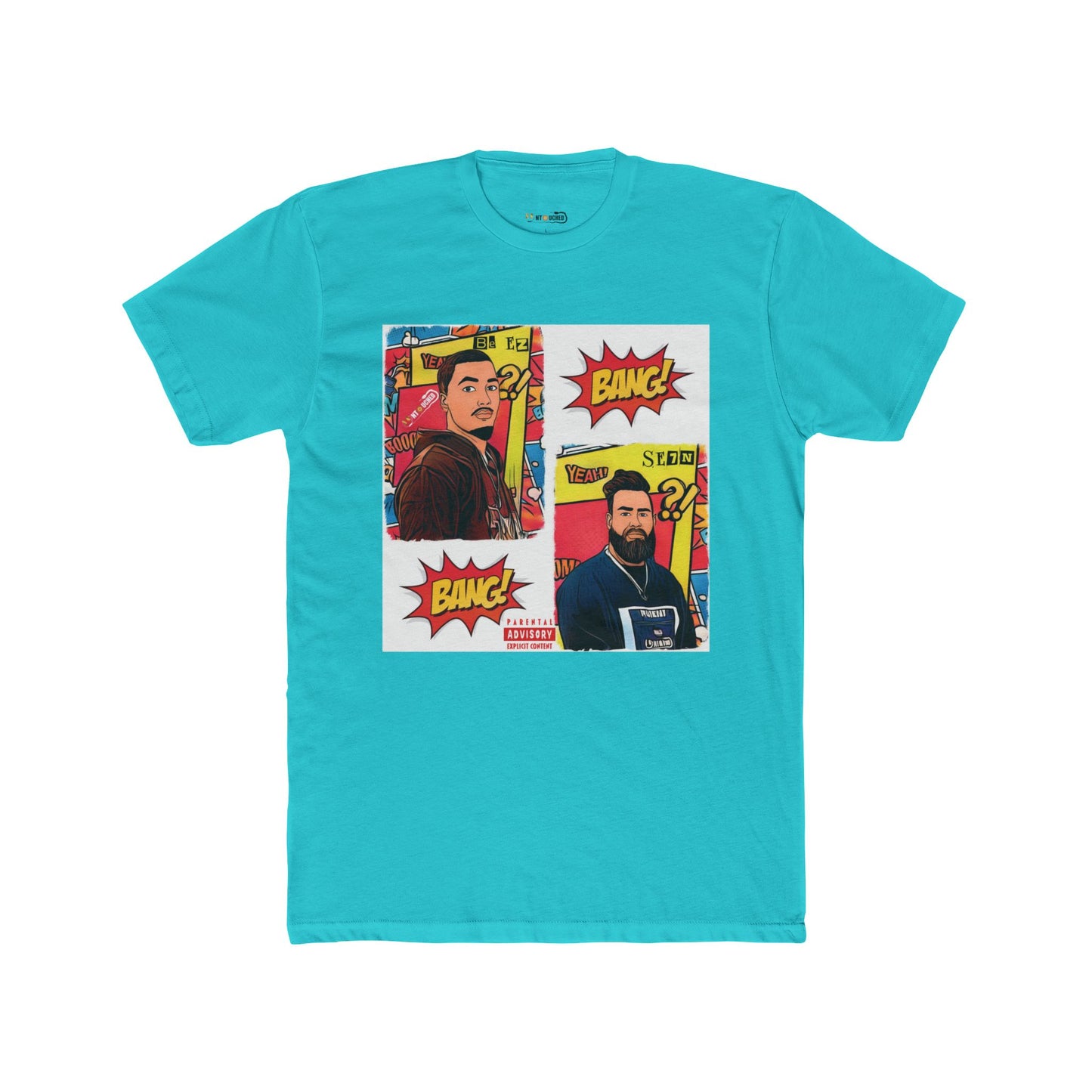 Cover Art Collection Unisex Cotton Crew Tee - 'BANG BANG' Graphic T-Shirt