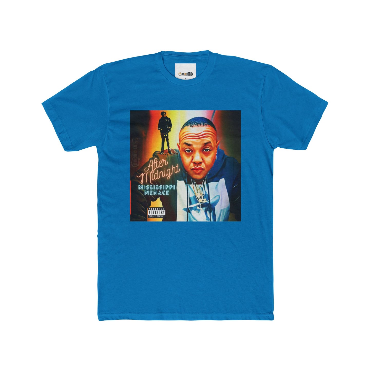 Cover Art Collection Unisex Cotton Crew Tee - 'After Midnight' Graphic T-Shirt