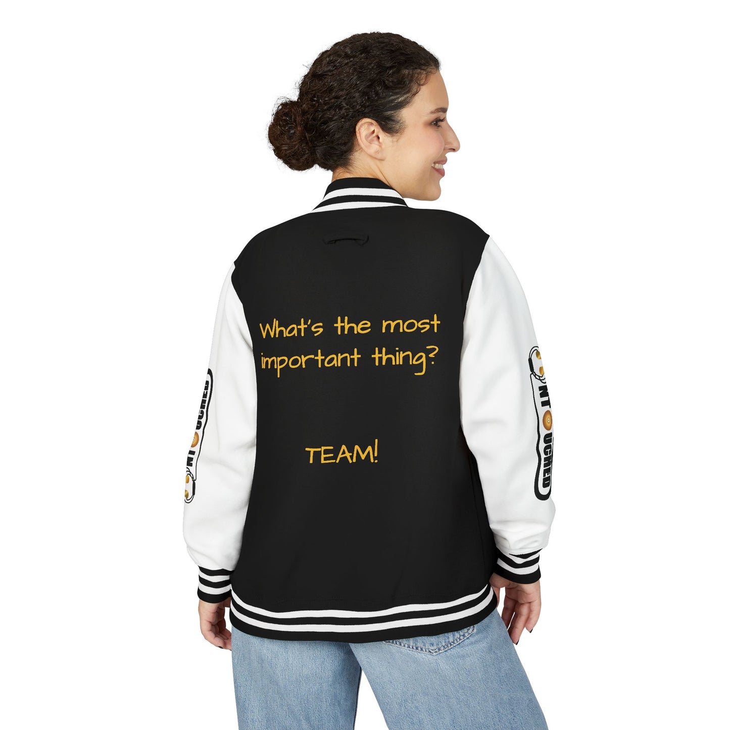 Stylish Unisex SMS Letterman Jacket