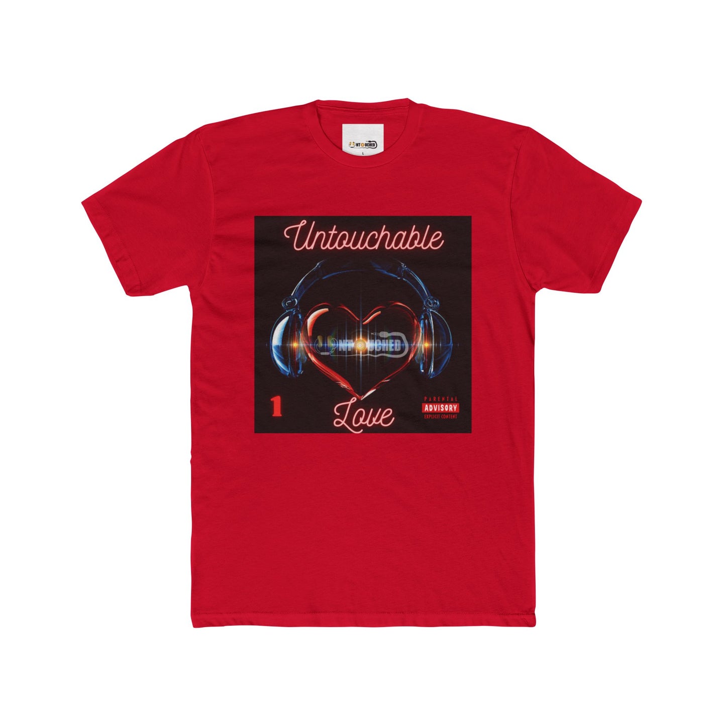Cover Art Collection Unisex Cotton Crew Tee - 'Untouchable Love Part 1' Graphic T-Shirt