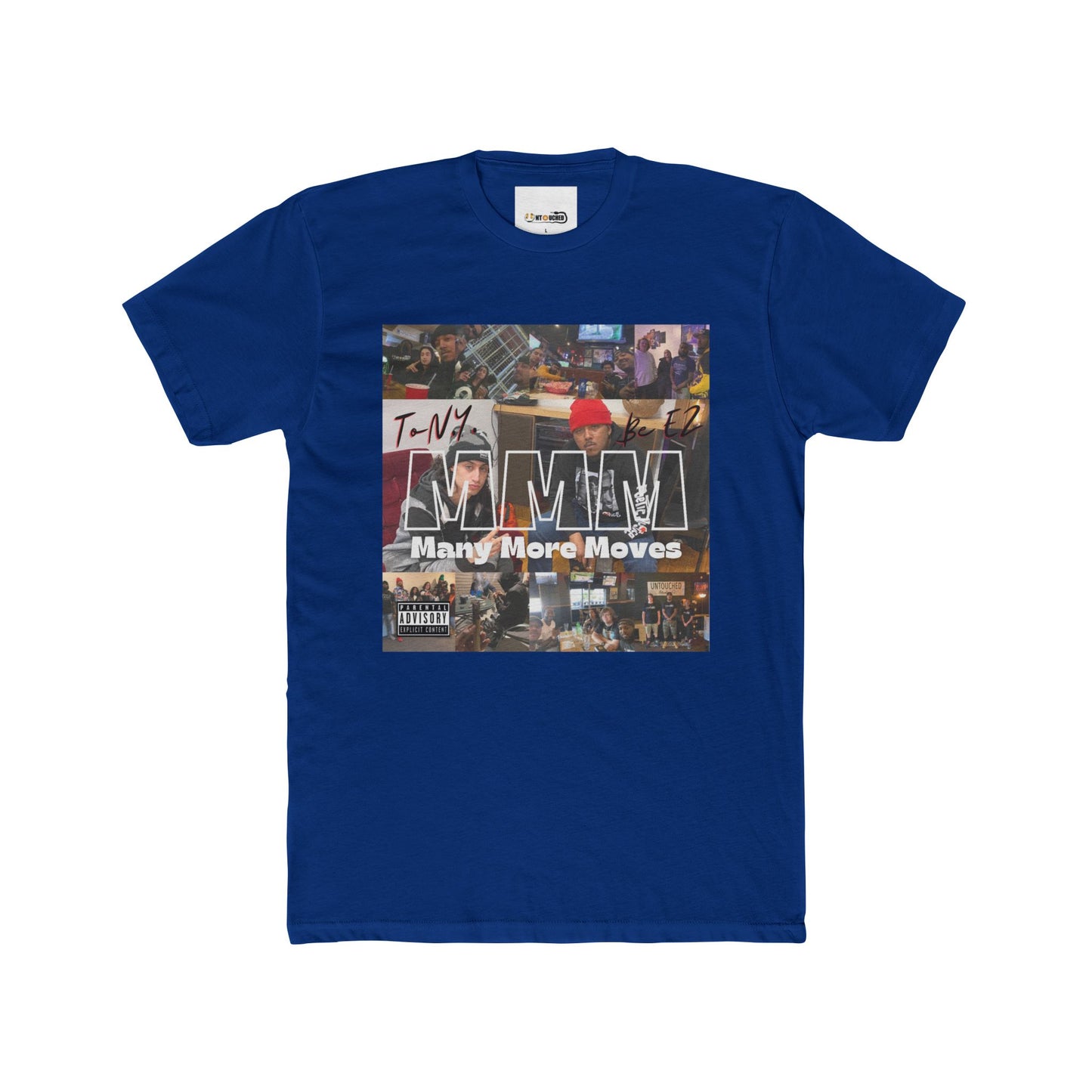 Cover Art Collection Unisex Cotton Crew Tee - 'MMM' Graphic T-Shirt
