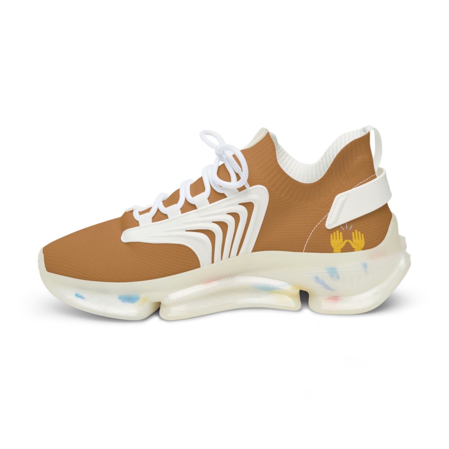 Caramel UNTOUCHED Men's Mesh Sneakers 'That U Letter'