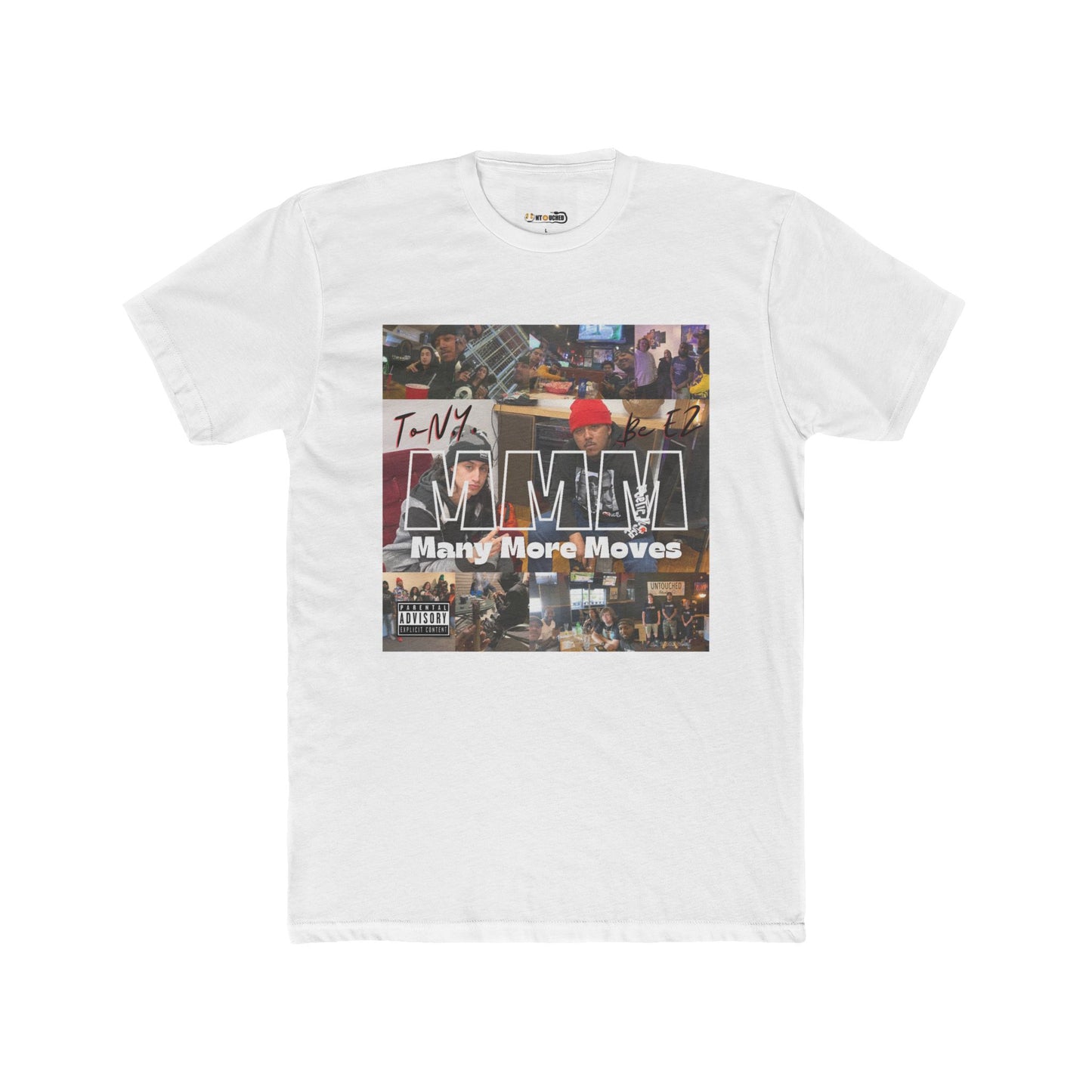 Cover Art Collection Unisex Cotton Crew Tee - 'MMM' Graphic T-Shirt