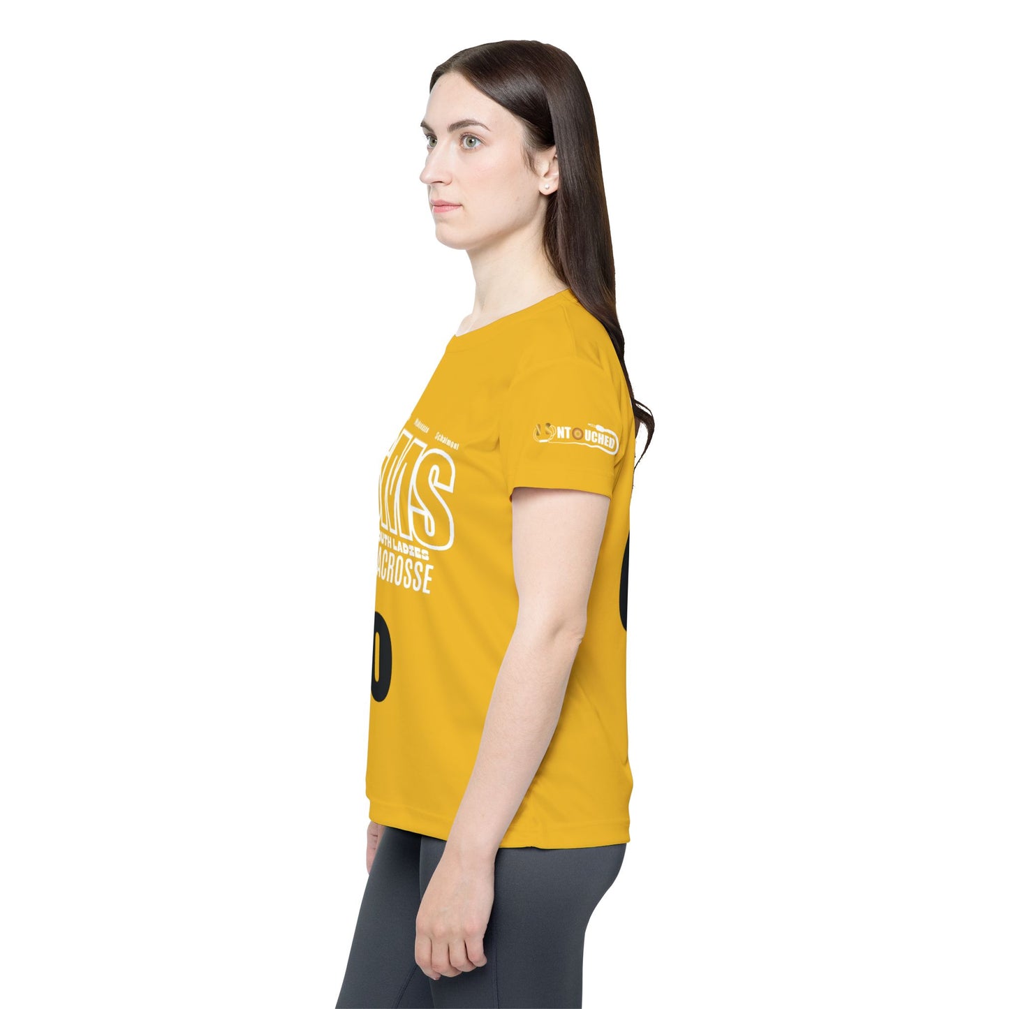 Yellow SMS Lacrosse Sports Jersey