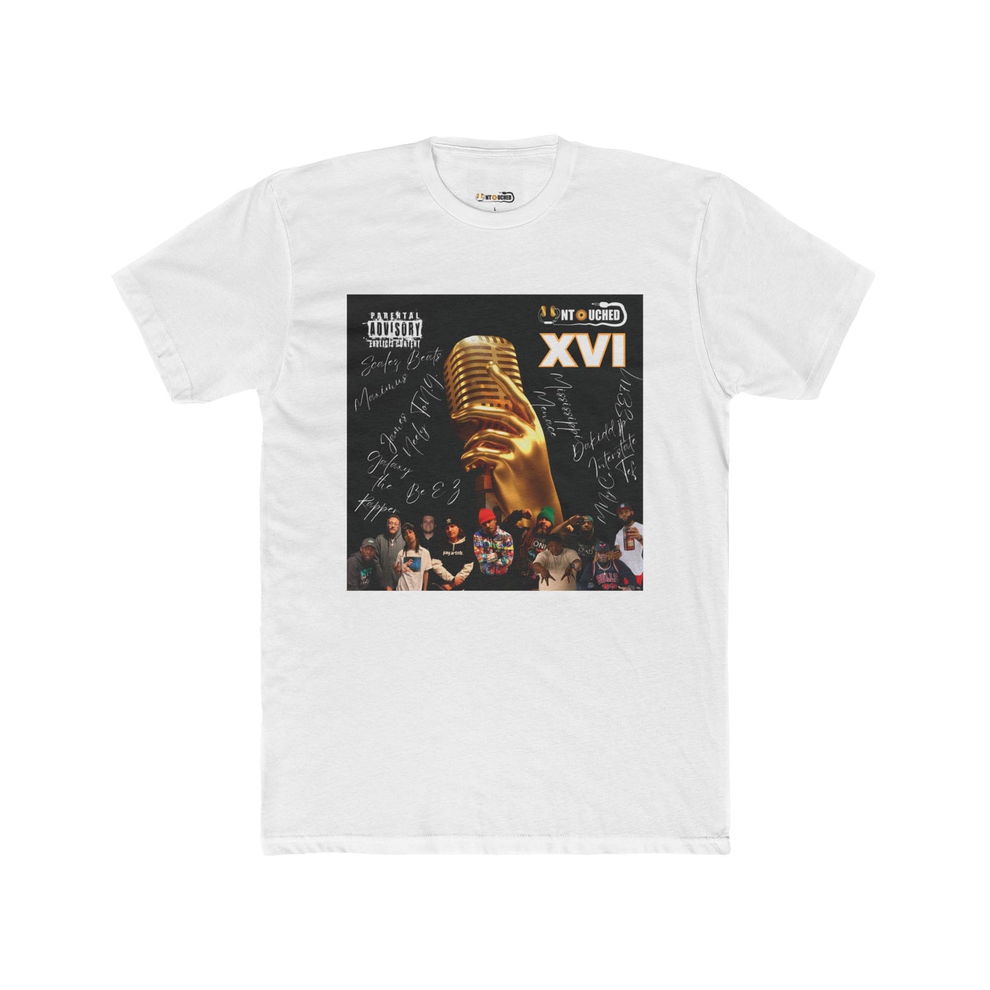 Cover Art Collection Unisex Cotton Crew Tee - 'XVI' Graphic T-Shirt