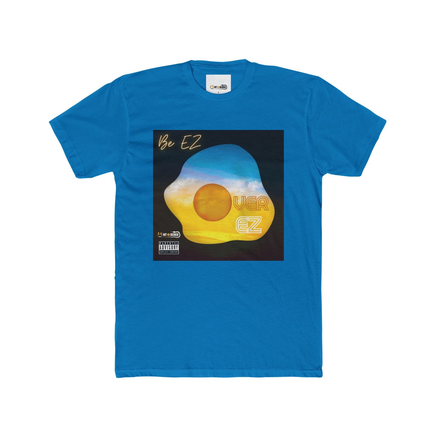 Cover Art Collection Unisex Cotton Crew Tee - 'Over EZ' Graphic T-Shirt