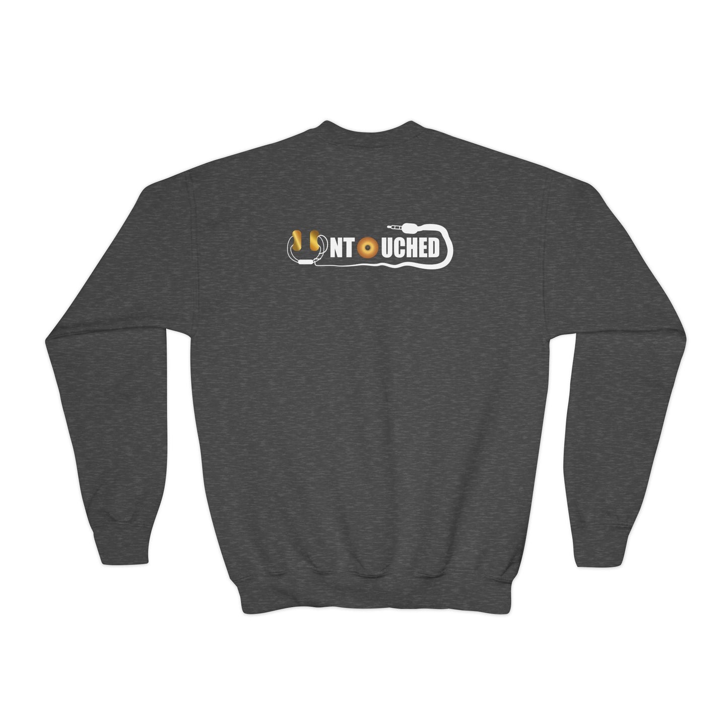 Youth Crewneck Sweatshirt - The Why Kidz Star and Untouched Design