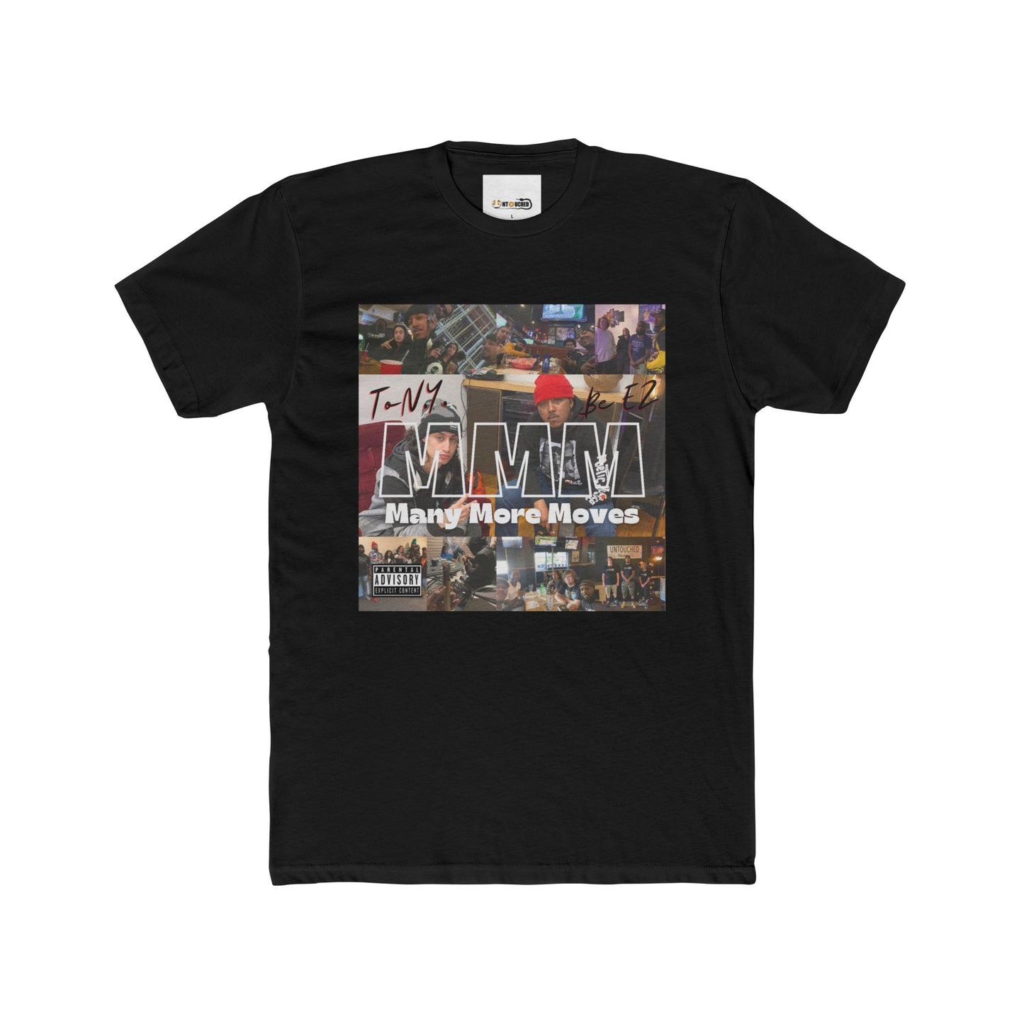 Cover Art Collection Unisex Cotton Crew Tee - 'MMM' Graphic T-Shirt