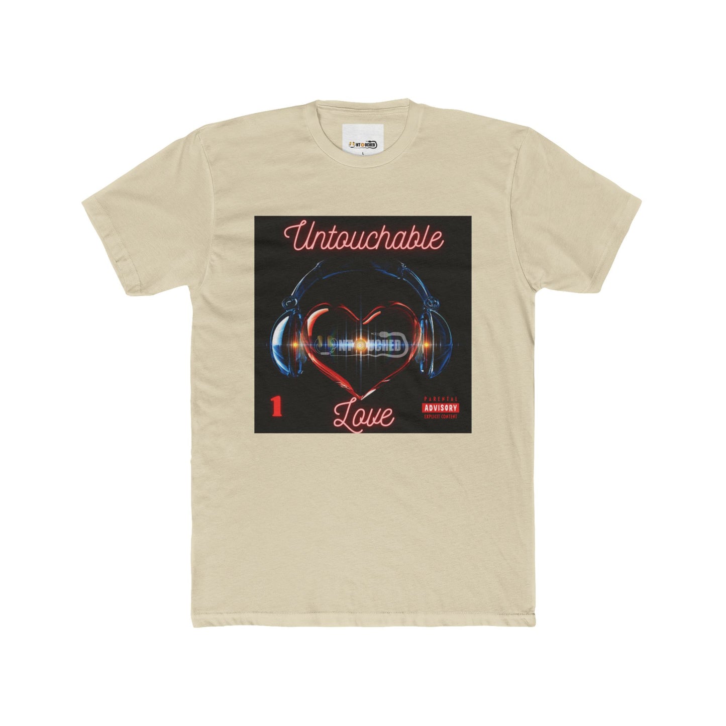 Cover Art Collection Unisex Cotton Crew Tee - 'Untouchable Love Part 1' Graphic T-Shirt