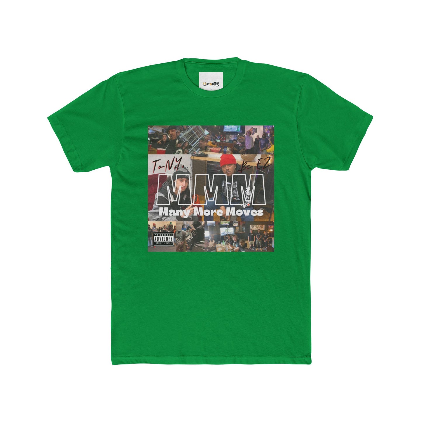 Cover Art Collection Unisex Cotton Crew Tee - 'MMM' Graphic T-Shirt