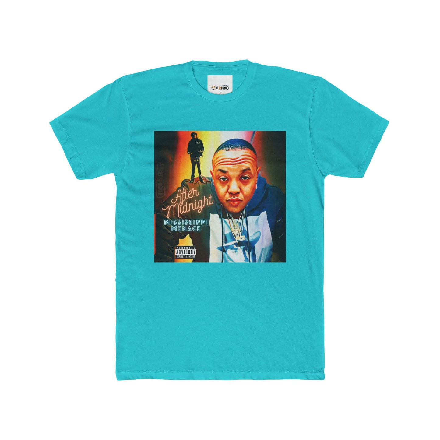 Cover Art Collection Unisex Cotton Crew Tee - 'After Midnight' Graphic T-Shirt
