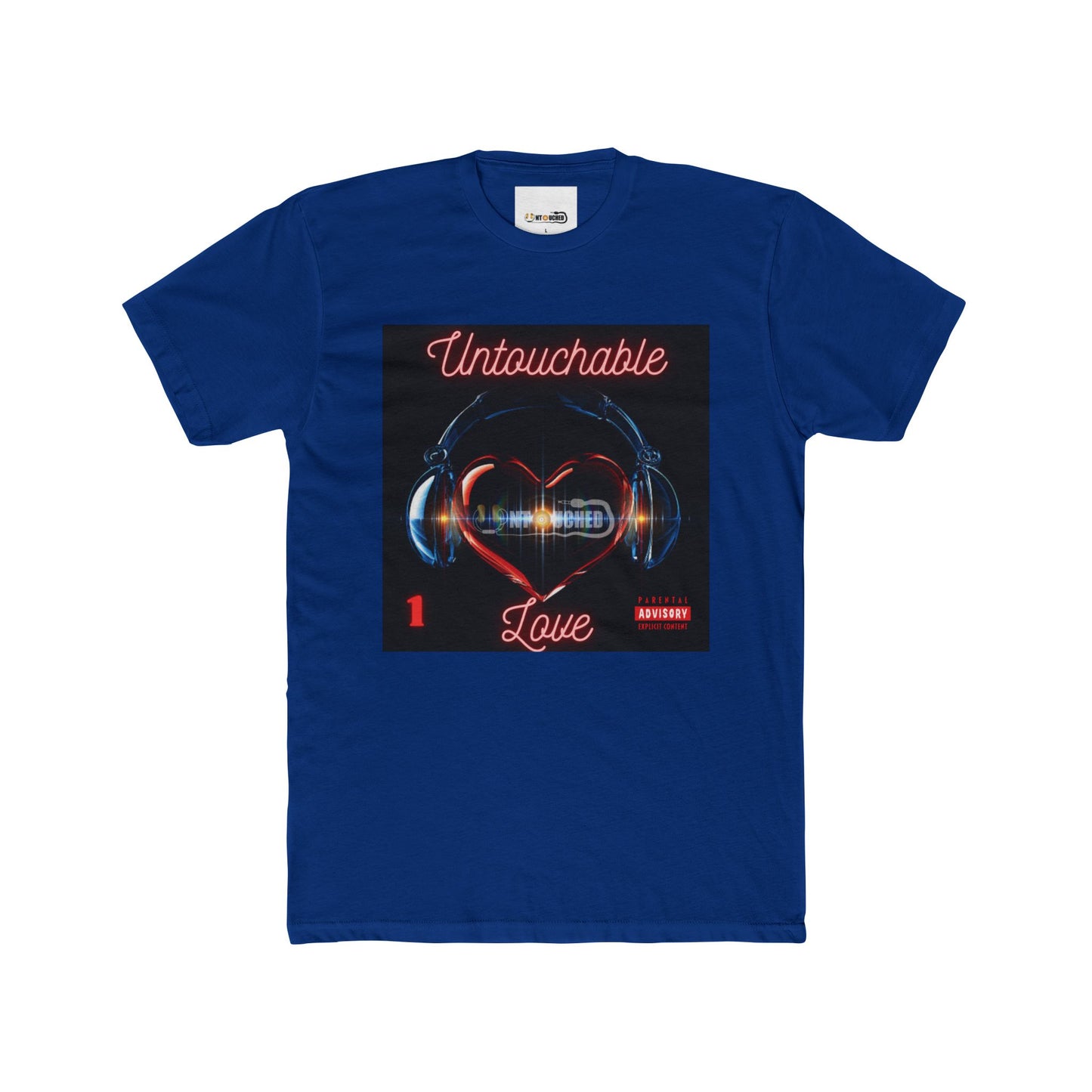 Cover Art Collection Unisex Cotton Crew Tee - 'Untouchable Love Part 1' Graphic T-Shirt