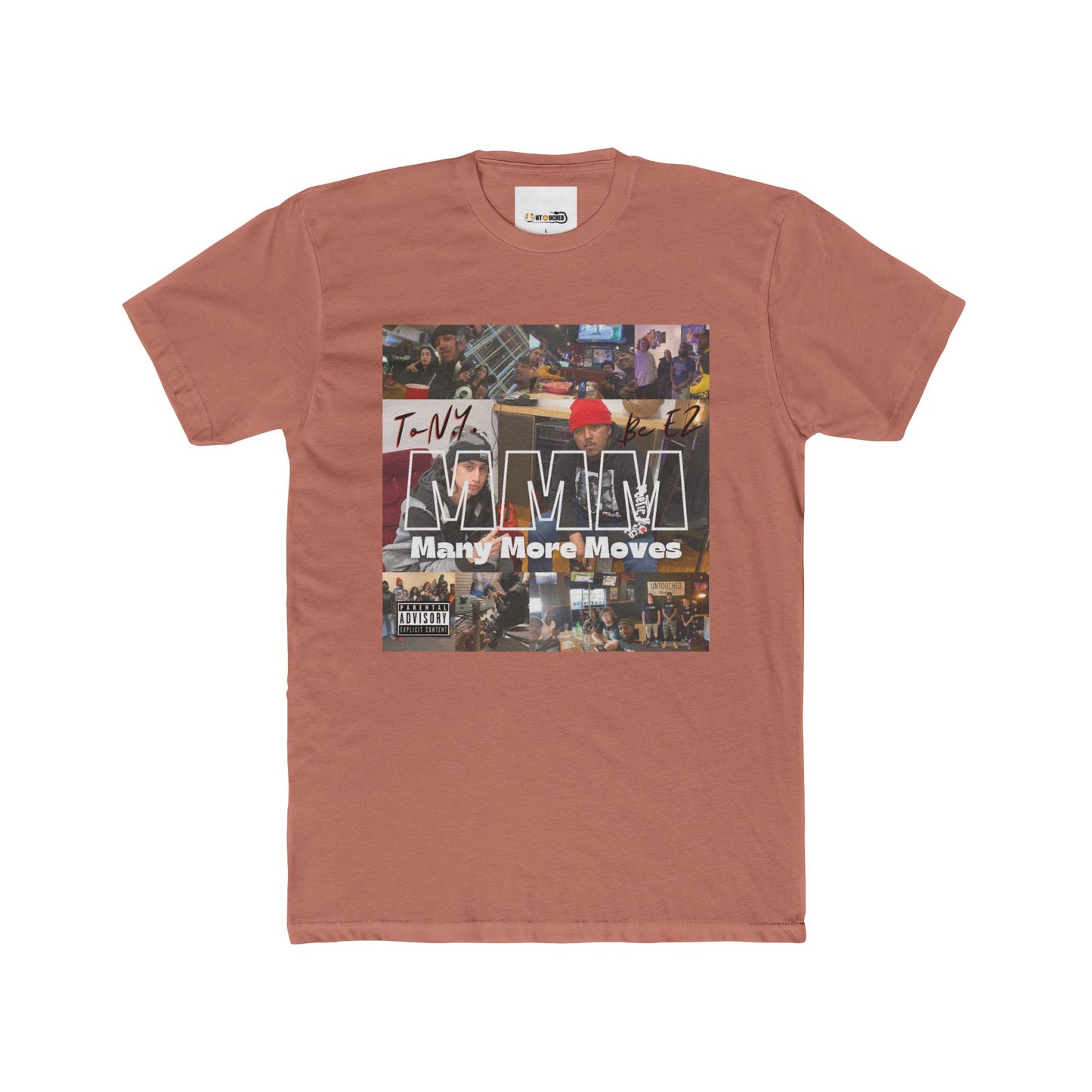 Cover Art Collection Unisex Cotton Crew Tee - 'MMM' Graphic T-Shirt