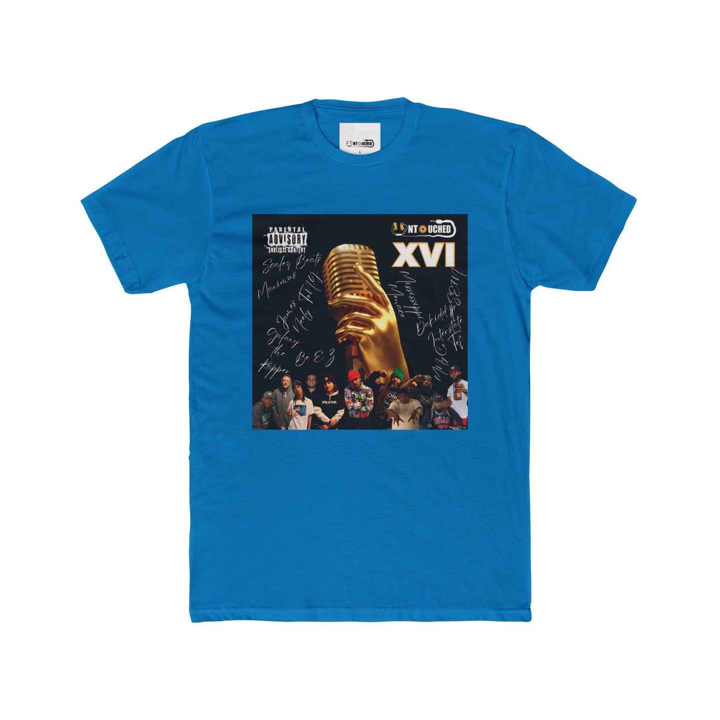 Cover Art Collection Unisex Cotton Crew Tee - 'XVI' Graphic T-Shirt