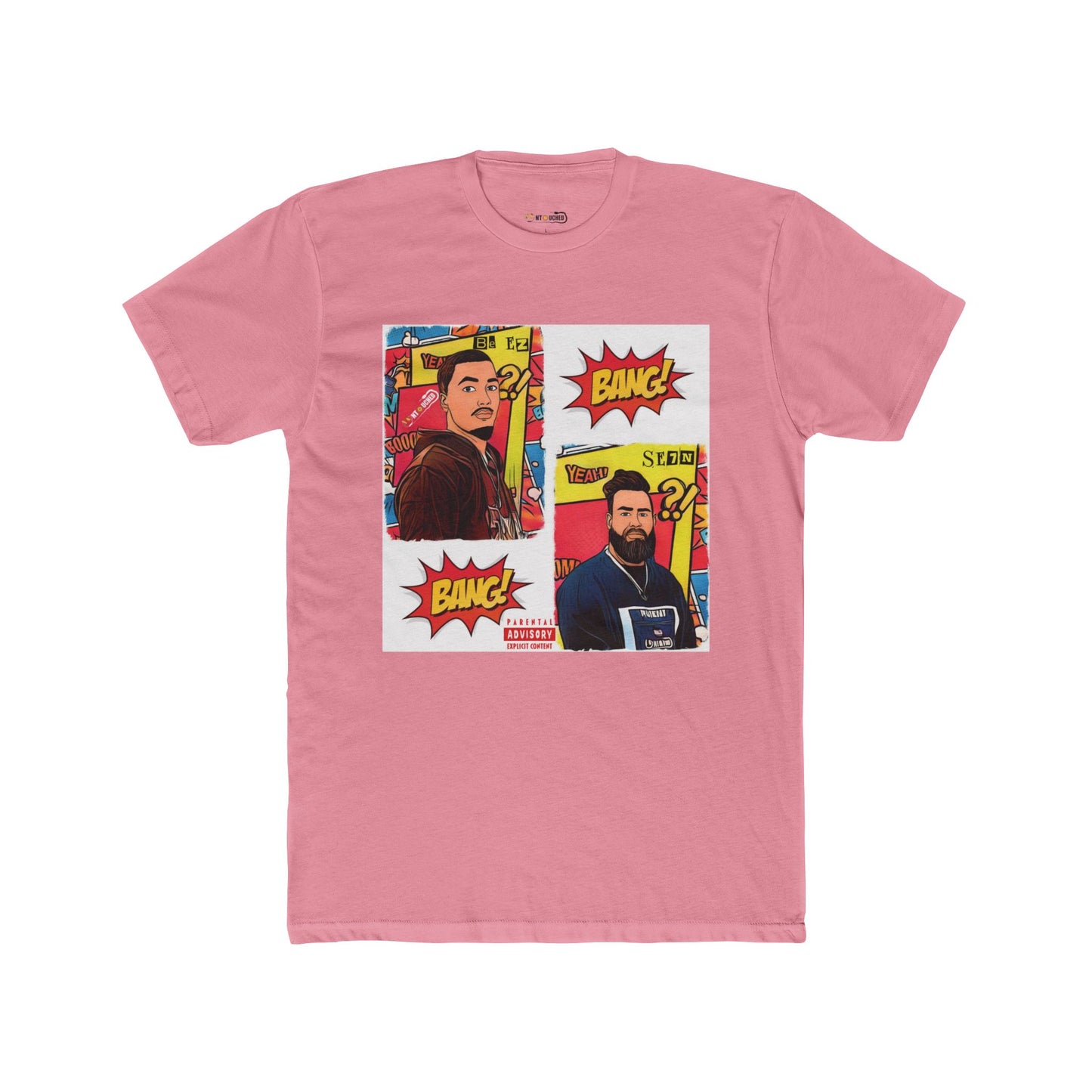 Cover Art Collection Unisex Cotton Crew Tee - 'BANG BANG' Graphic T-Shirt
