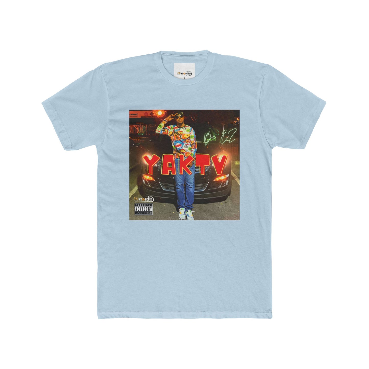 Cover Art Collection Unisex Cotton Crew Tee - ' YAKTV' Graphic T-Shirt