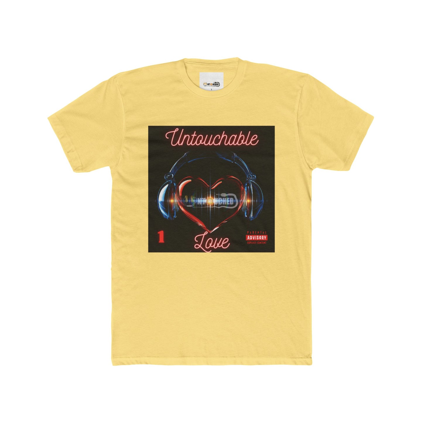 Cover Art Collection Unisex Cotton Crew Tee - 'Untouchable Love Part 1' Graphic T-Shirt