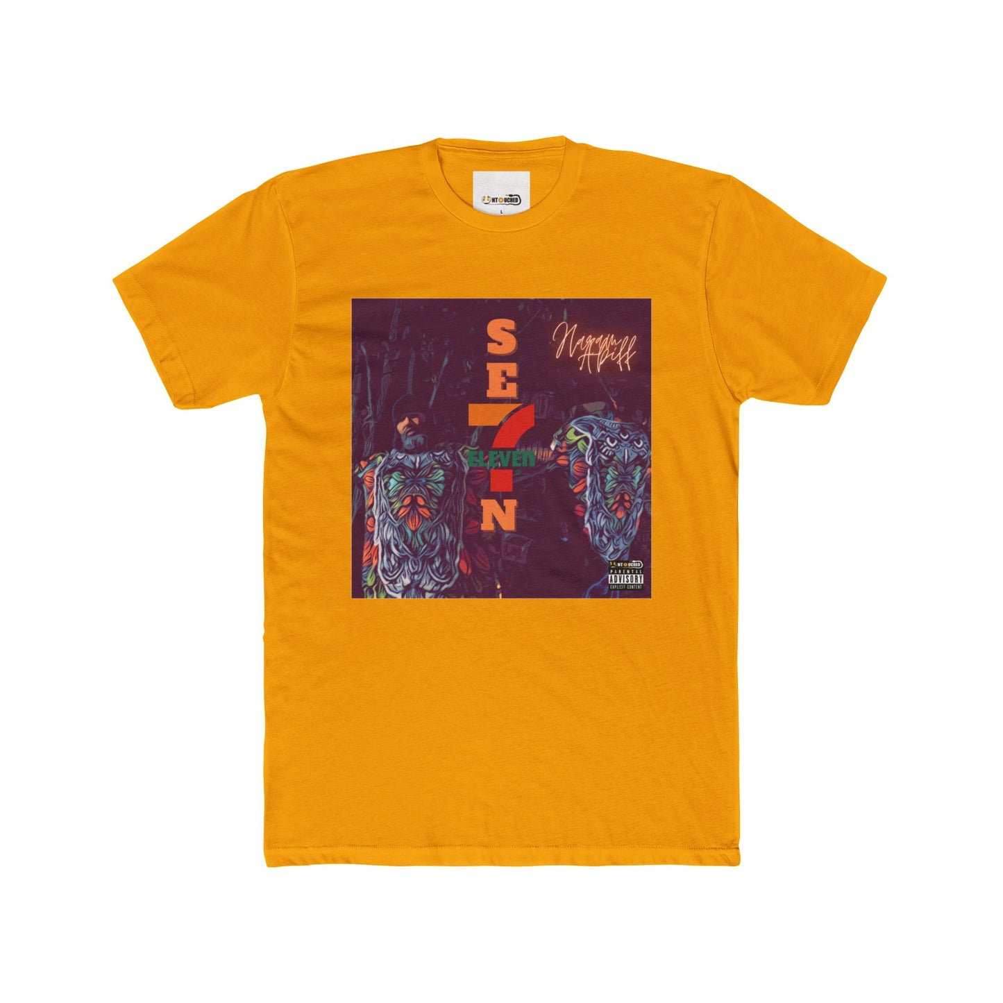Cover Art Collection Unisex Cotton Crew Tee - '7 Eleven' Graphic T-Shirt