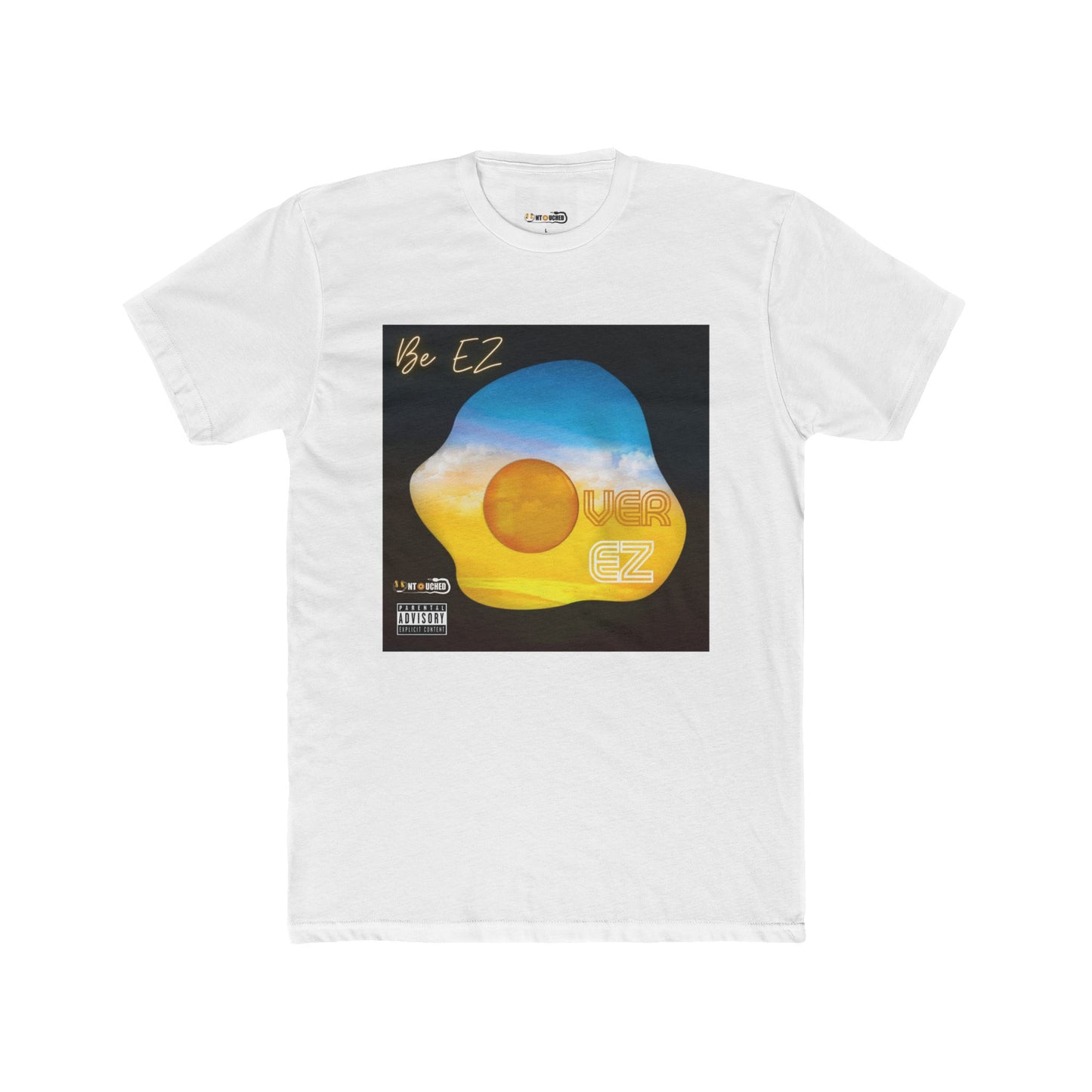 Cover Art Collection Unisex Cotton Crew Tee - 'Over EZ' Graphic T-Shirt