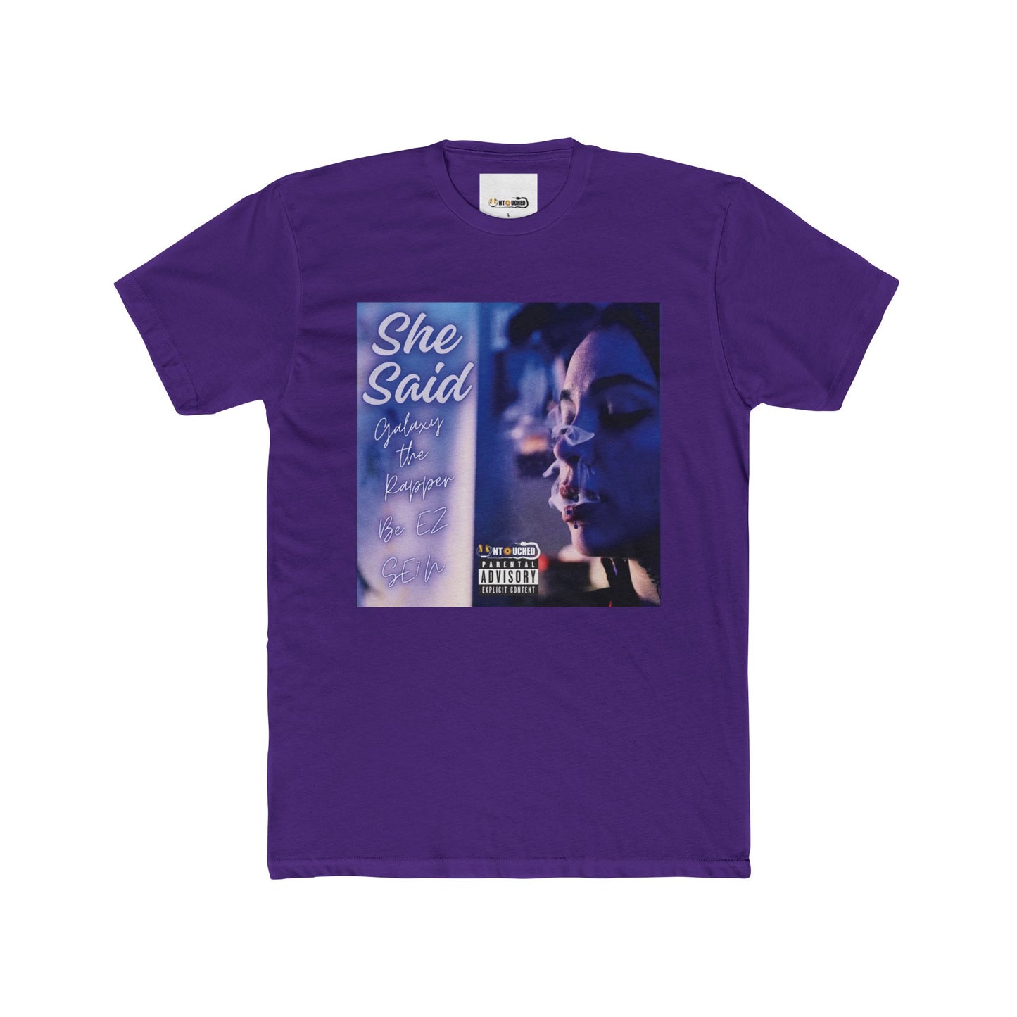 Cover Art Collection Unisex Cotton Crew Tee - 'She Said' Graphic T-Shirt