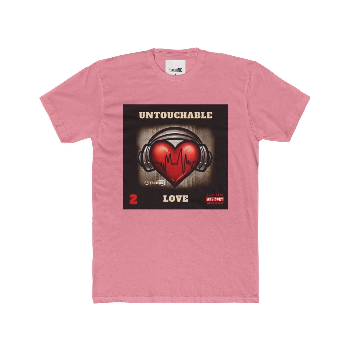 Cover Art Collection Unisex Cotton Crew Tee - 'Untouchable Love Part 2' Graphic T-Shirt