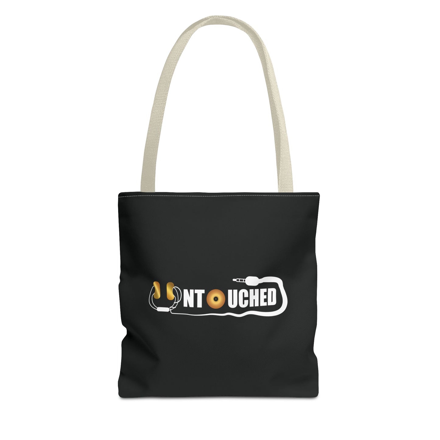 Untouched Music-Themed Tote Bag with QR Code