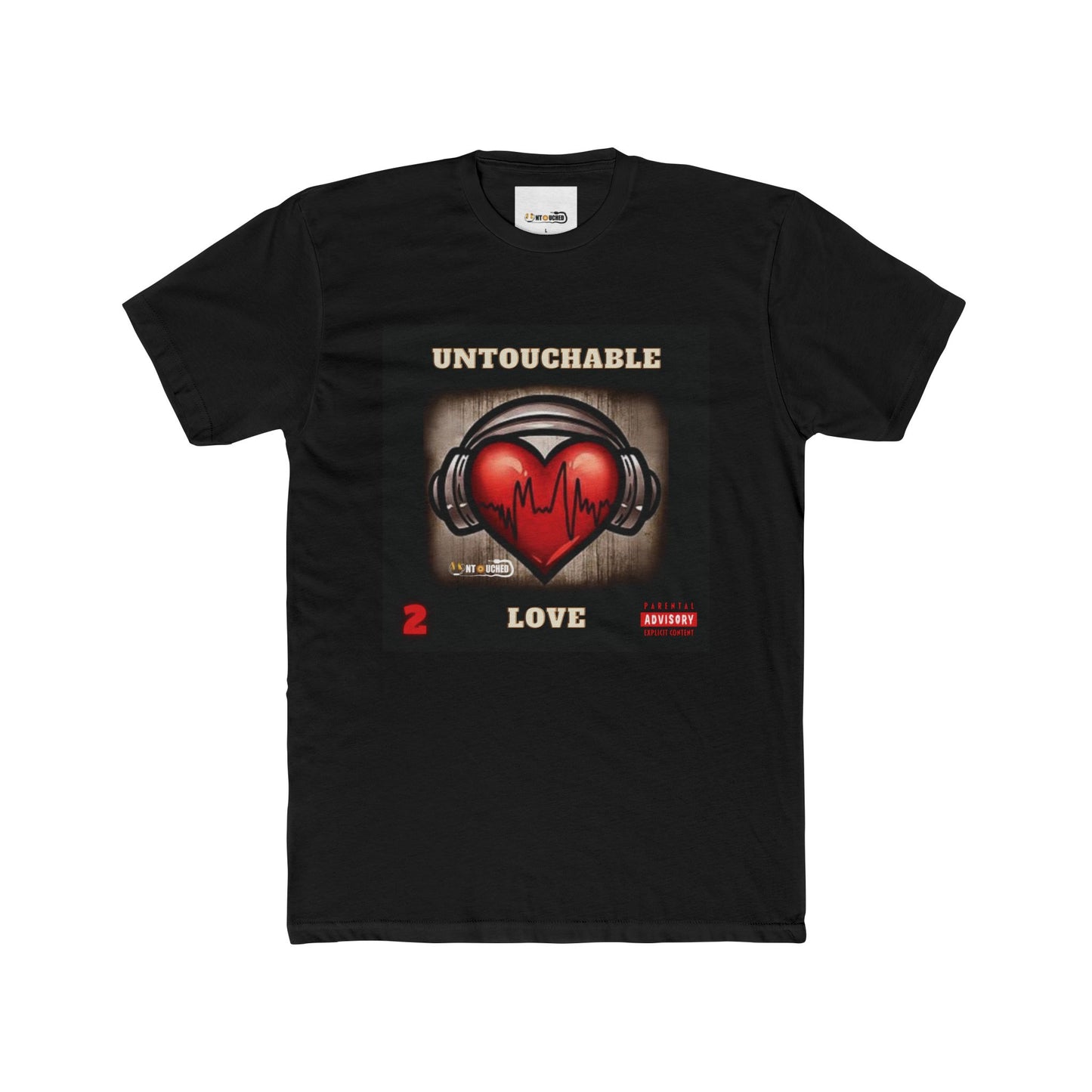 Cover Art Collection Unisex Cotton Crew Tee - 'Untouchable Love Part 2' Graphic T-Shirt