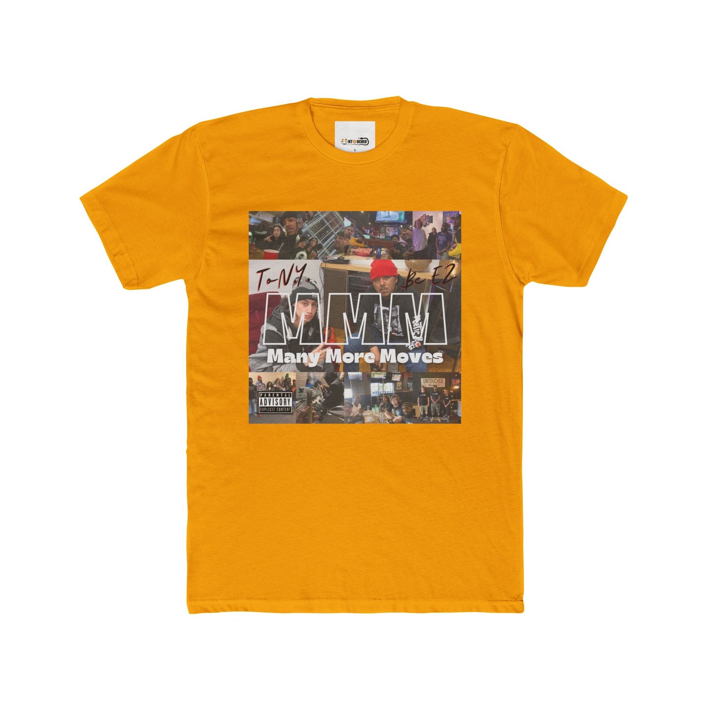 Cover Art Collection Unisex Cotton Crew Tee - 'MMM' Graphic T-Shirt