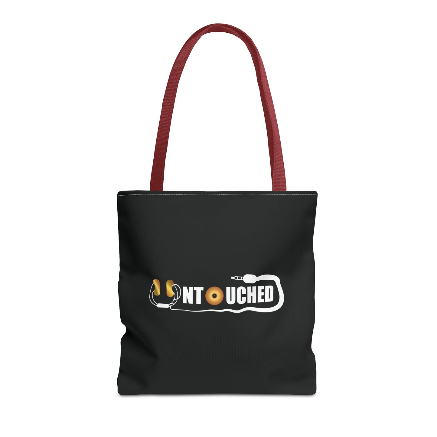 Untouched Music-Themed Tote Bag with QR Code