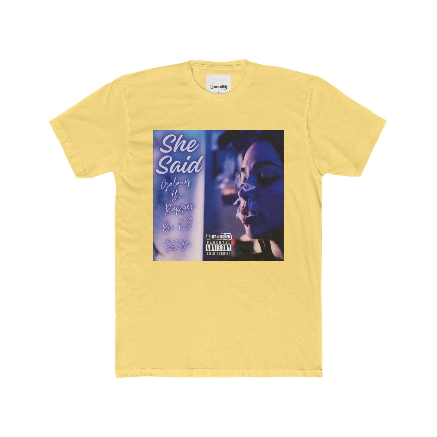 Cover Art Collection Unisex Cotton Crew Tee - 'She Said' Graphic T-Shirt