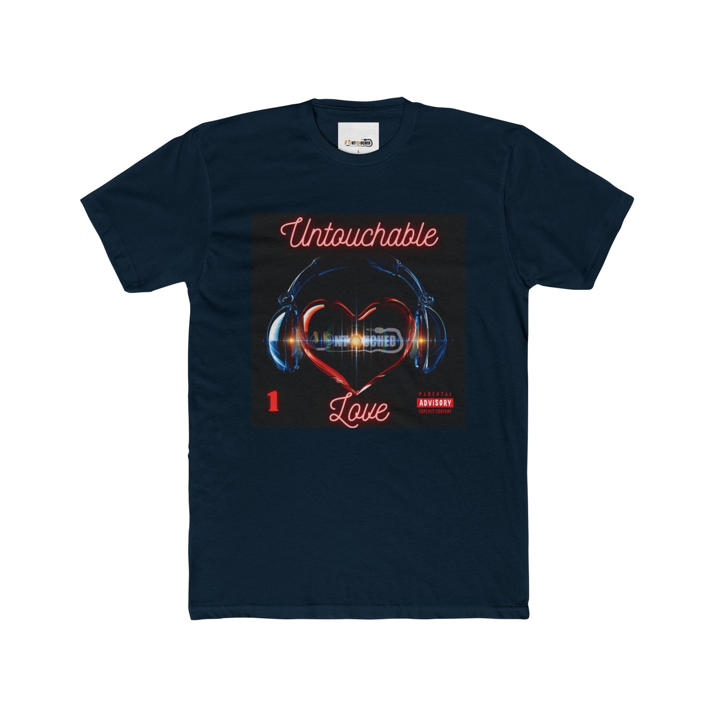 Cover Art Collection Unisex Cotton Crew Tee - 'Untouchable Love Part 1' Graphic T-Shirt