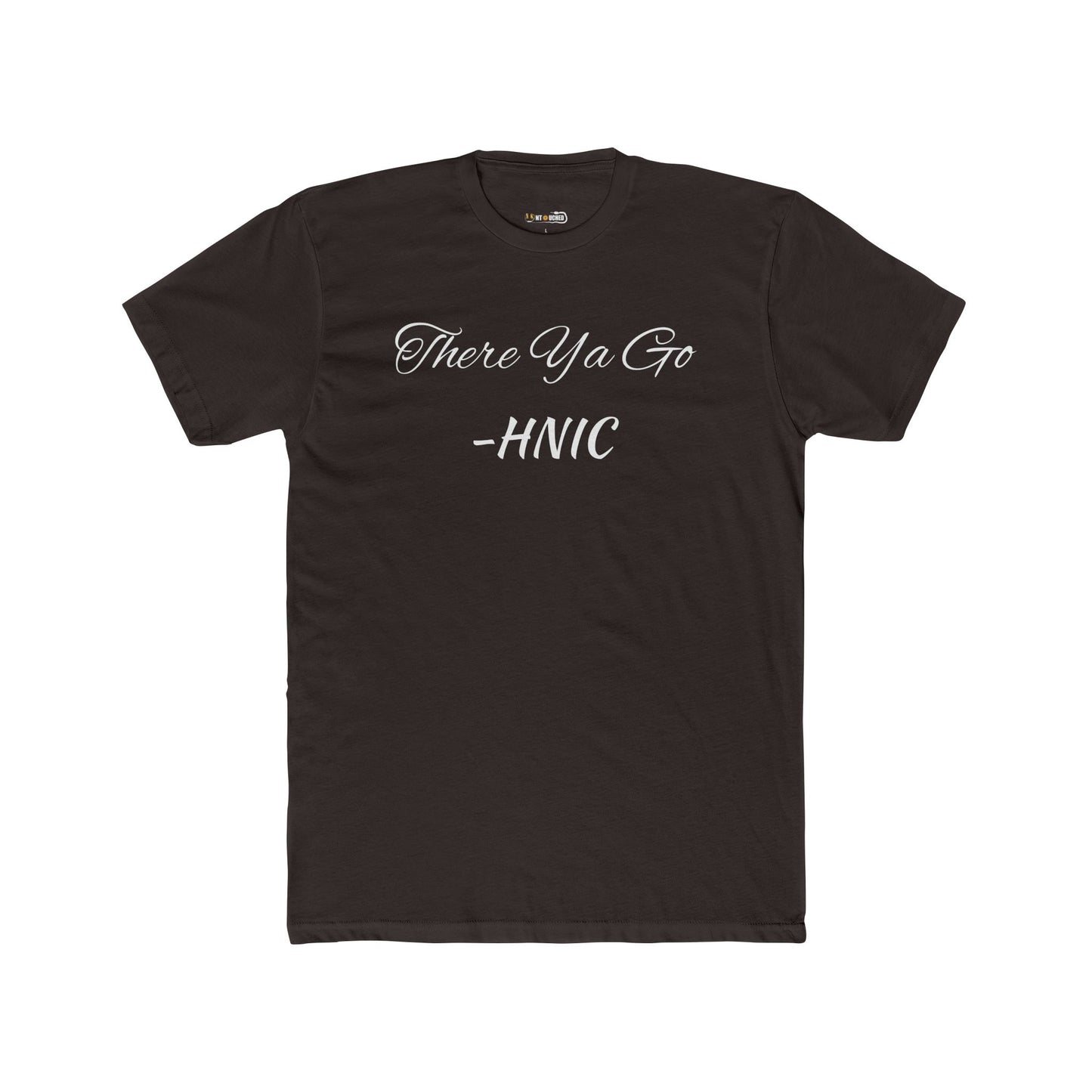 Unisex HNIC Cotton Crew Tee - Fun Emoji Design for Everyday Wear