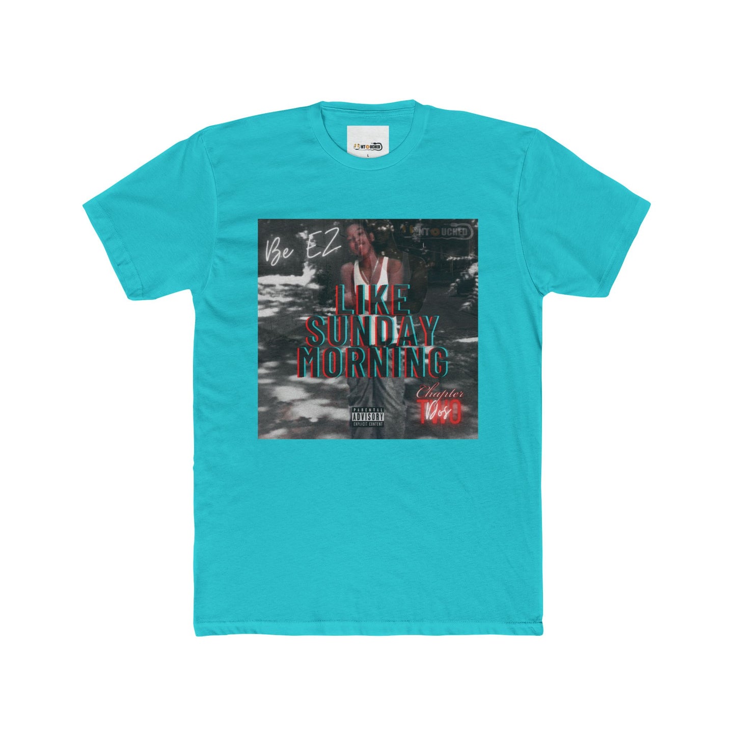 Cover Art Collection Unisex Cotton Crew Tee - 'Like Sunday Morning Part 2' Graphic T-Shirt