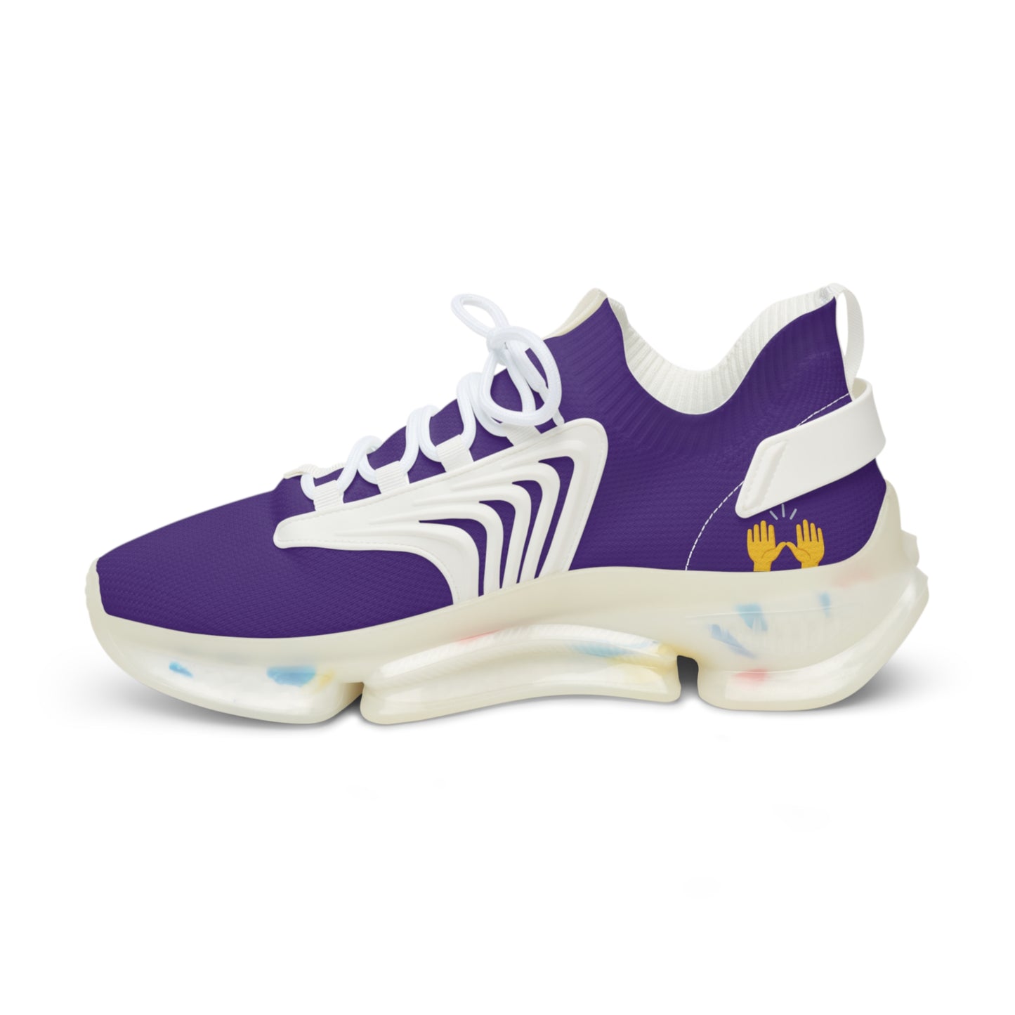 Purple Heart UNTOUCHED Men's Mesh Sneakers 'That U Letter'